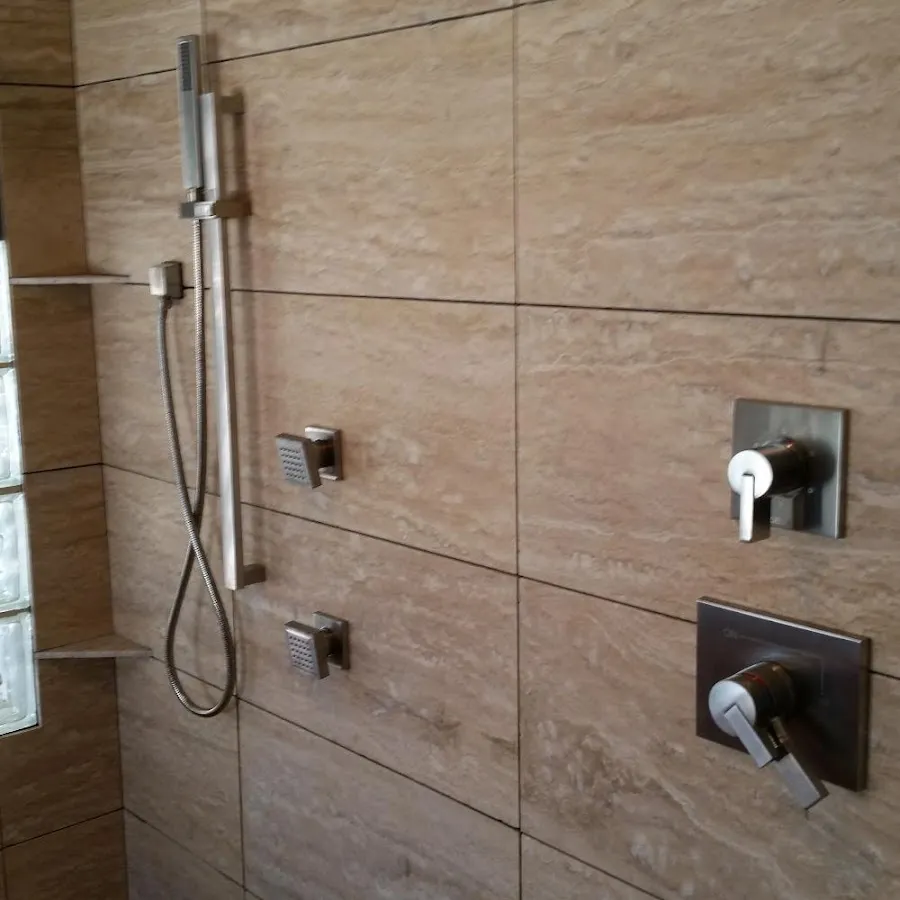 Shower fixture installation for Water Heater Replacement in Franklin